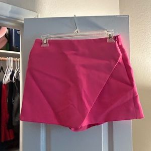 ZARA hot pink skort